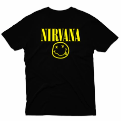 Remera Unisex Manga Corta Nirvana 01