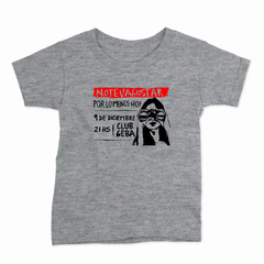 Remera Infantil Manga Corta NO TE VA A GUSTAR 08 - comprar online