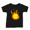 Remera Infantil Manga Corta PIXEL FIREBALL 01