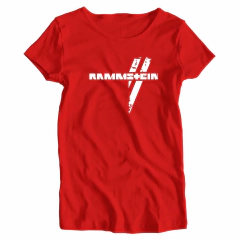 Remera Mujer Manga Corta RAMMSTEIN 08 - comprar online