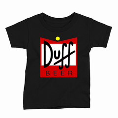 Remera Infantil Manga Corta SIMPSONS CERVEZA DUFF 01
