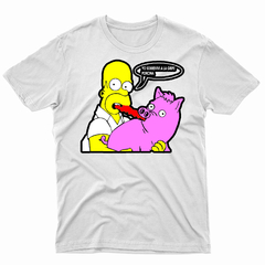 Remera Unisex Manga Corta SIMPSONS PUERCO ARAÑA 01 - comprar online