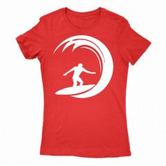Remera Mujer Manga Corta SURF 01 - Wildshirts