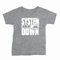 Remera Infantil Manga Corta SYSTEM OF A DOWN 02 en internet
