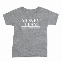 Remera Infantil Manga Corta THE MONEY TEAM 01 en internet