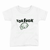 Remera Infantil Manga Corta YOU SUCK 01