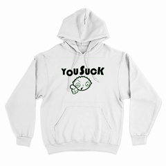 Buzo Canguro Unisex YOU SUCK 01