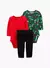 CARTER S SET 3 PIEZAS 2 BODYS + LEGGINGS 6 MESES