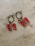 Aros con dije de mariposa XL - BY ORNELGA