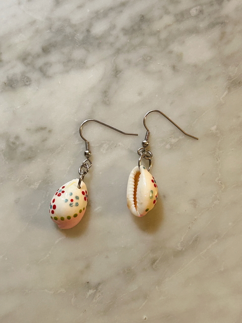 Aros Buzios Pintados - comprar online