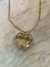 Collar con dije de corazón - BY ORNELGA