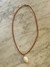 Collar Piedritas con dije de Buzios - BY ORNELGA