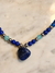 Collar de piedras de vidrio con dije - comprar online