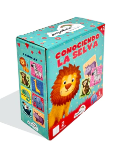 ROMPECABEZAS 2 PIEZAS: CONOCIENDO LA SELVA - tienda online