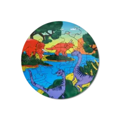 ROMPECABEZAS CIRCULAR 3 EN 1: DINOSAURIOS - tienda online