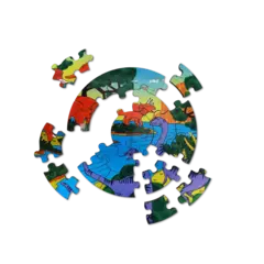 Imagen de ROMPECABEZAS CIRCULAR 3 EN 1: DINOSAURIOS