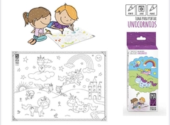 LONA LAVABLE PARA PINTAR: UNICORNIOS en internet
