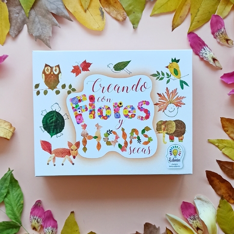 KIT CREANDO CON FLORES Y HOJAS SECAS