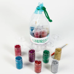 Dáctilo Pinturas brillantina en Bolsita x 7 - tienda online