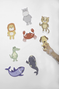 SET DE BAÑO ANIMALES SELVA