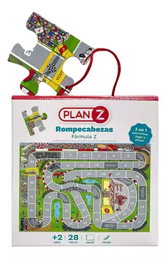 ROMPECABEZAS DE PISO FÓRMULA Z AUTOS