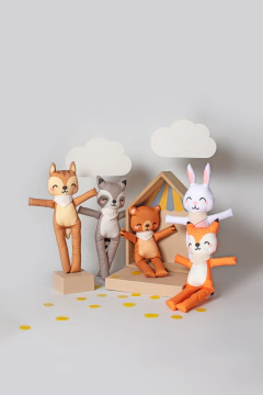 Imagen de MUÑECO DE APEGO MAPACHE