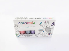 ESMALTES LAVABLES X3: ROSA, LILA Y PLATEADO - tienda online