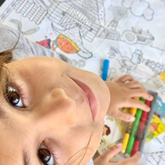 LONA LAVABLE PARA PINTAR: LA GRANJA - comprar online