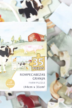 Imagen de ROMPECABEZAS ILUSTRADO: GRANJA ACUARELA