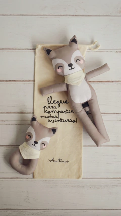 MUÑECO DE APEGO MAPACHE
