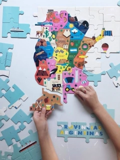 ROMPECABEZAS PROVINCIAS ARGENTINAS - DIDÁCTICOS JUEGA CONMIGO