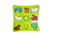 TABLERO DE ENCASTRE ANIMALES - DIDÁCTICOS JUEGA CONMIGO