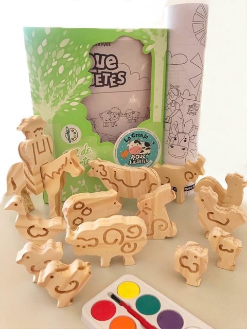 KIT ARTE 3 EN 1: ANIMALES DE LA GRANJA