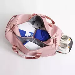 Bolso Deportivo Con Bolsillo para Húmedos - Color Rosa - Tienda Jampos