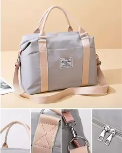 Bolso de Viaje Gris y Rosa - comprar online