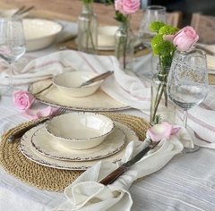 Set de platos Melamina Linea Antique 12 piezas Coco en internet