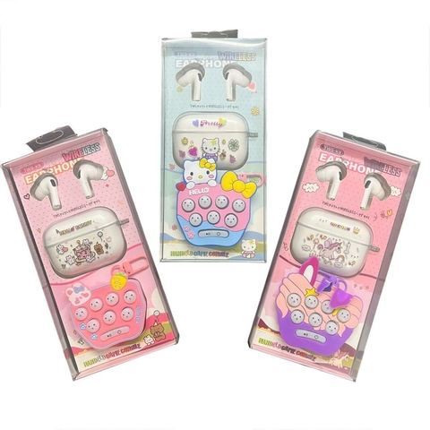 AURICULAR INALAMBRICO CON POP IT