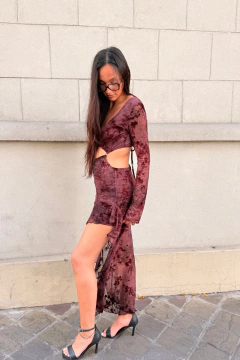 Vestido Cutout Asimétrico - comprar online