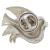 Broche Pomba Peace BRG6282 - Lieka Bijoux