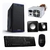 Gabinete Kelyx Kit LC727-14 Mid - Tower ATX - Teclado, Mouse, Parlante y Fuente 500w