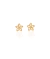 Brinco Única Flor Banhado a Ouro 18K