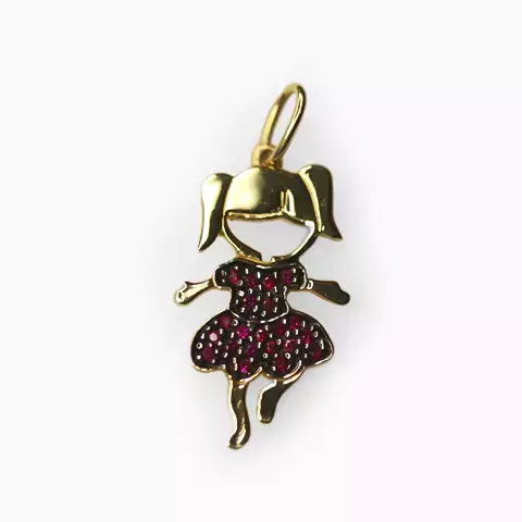 PINGENTE MENINA BRUNA - comprar online