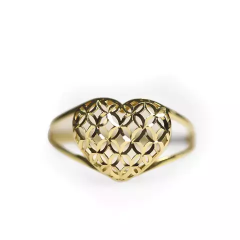 ANEL CORAÇÃO VAZADO