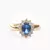 ANEL DE FORMATURA OVAL AZUL