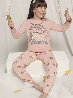 Pijama manga larga -Be Brave- #22955