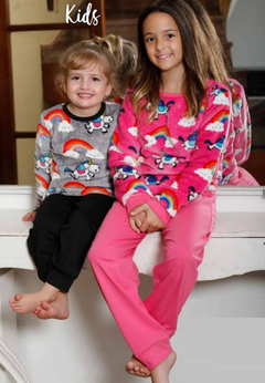 Pijama manga larga -Rainbow- #2303-21