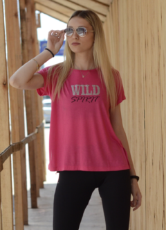 Remera manga corta -Wild- #3897