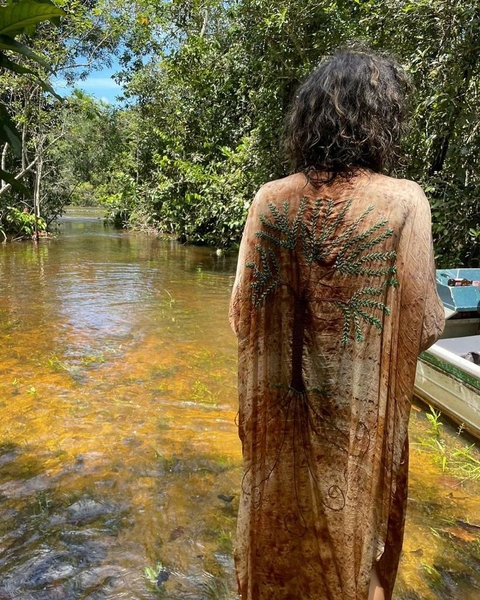 KIMONO ÁRVORE DA VIDA LONGO | LINHA ABRAÇO DA MÃE NATUREZA