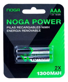 Pilas AAA Recargables Noga 1300mah - comprar online