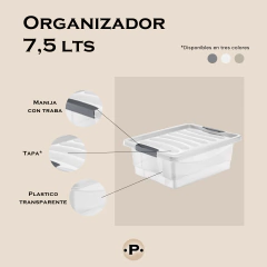 Organizador transparente 7,5 Litros en internet
